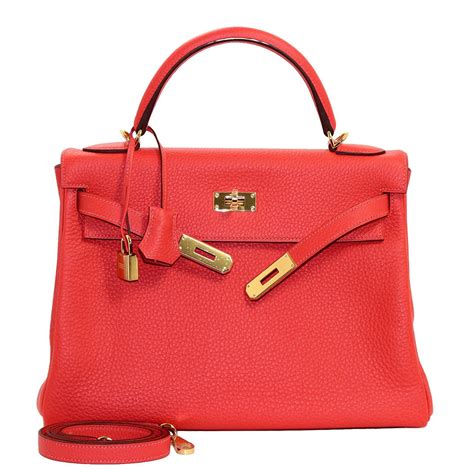 hermes bag kelly red|hermes kelly handbags vintage.